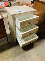 3 drawer wooden night stand