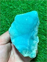 Blue Aragonite specimen
