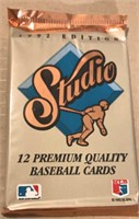 1992 STUDIO Baseball Cards Pack