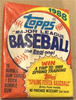 1988 Topps Baseball Wax Pack