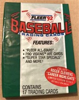 1992 Fleer Baseball Cards Pack
