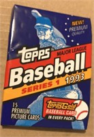 1993 topps Series 1 Baseball Cards Pack