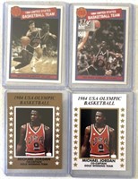 4 Michael Jordan 1984 USA Olympic rookie cards