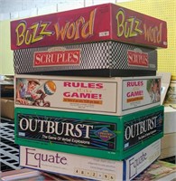 STACK OF BOARD GAMES