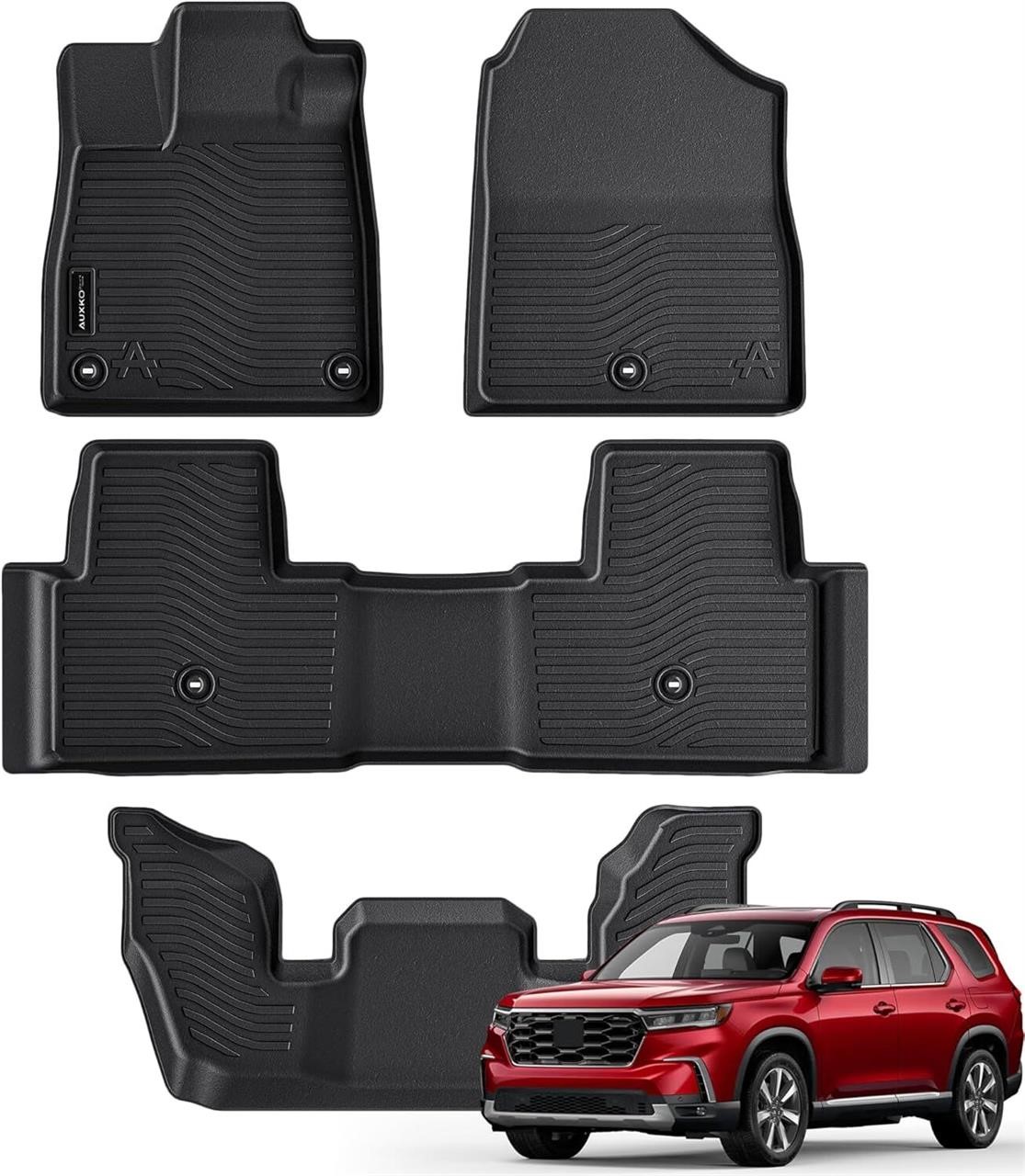 All Weather Floor Mats for Honda Pilot 2023-2024