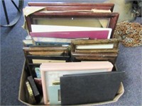 Box of Pictures and Frames