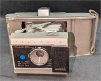 Vintage Polaroid Land Camera Model J66 With Case &