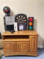 Karoke Machine, Party Lights, Dart Board, TV Stand