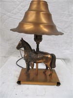 Copper Horse Lamp
