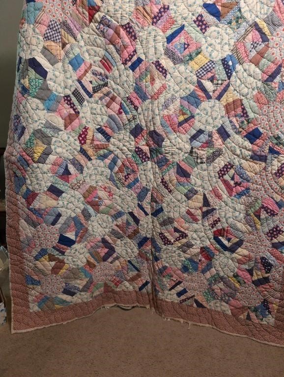 Old quilt handmade