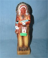 Hand painted Hiawatha indian chief bank