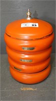 Vintage Red Beehive Style Stacking Cannisters