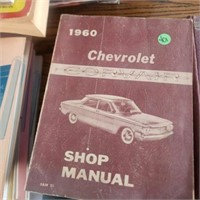1960 Chevrolet Car  Shop Manuel