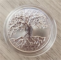1 oz Silver Tree of Life 2 Dollar Coin