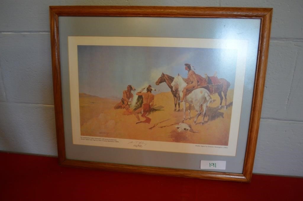 Frederic Remington w/ Anne Transue McGrory Print