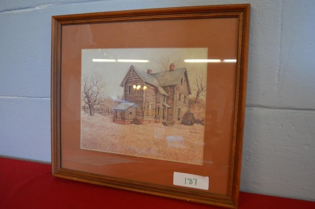 Old Farmhouse Framed Print