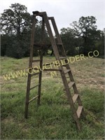 8 foot wood platform ladder