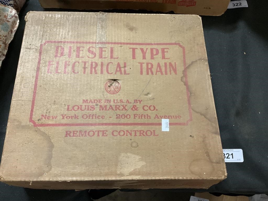 Retro Marx Diesel Type RC Electrical Train.