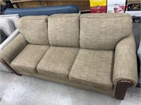 Smith Brothers large brown sofa 7.1ft long light