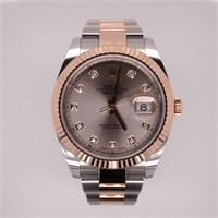 Rolex Datejust Diamond 18 Kt 41 MM Men Watch