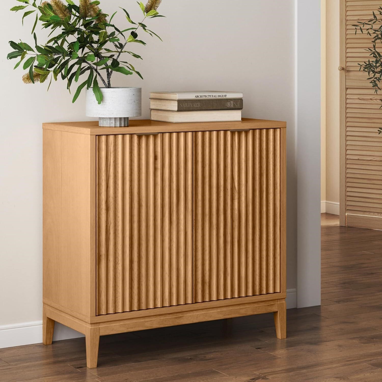 Telos Storage Accent Cabinet  Warm Pine