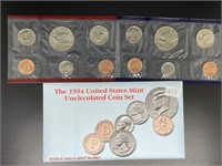 1994 U.S. Mint Cuncirculated Coin Set