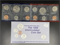 1998 U.S. Mint Cuncirculated Coin Set