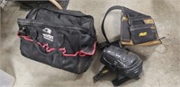 Husky Tool Bag, AWP Tool Belt & Knee Pads