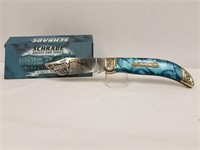 SCHRADE COLLECTABLE 2007 TOTEM POLE HANDLE KNIFE