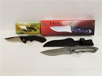 FROST HEDGE HOG KNIFE & THE ROUNDER POCKET KNIFE