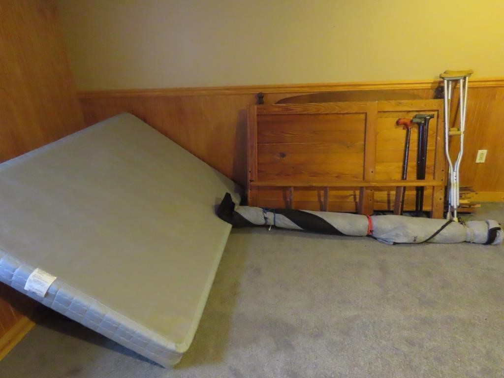 Selection of Bed, Crutches, Canes