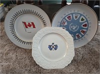 Lot Of 3 Decorative Wall Plates