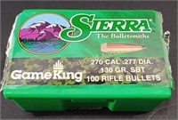 ~50 Sierra 270 Caliber Bullets