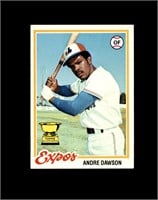 1978 Topps #72 Andre Dawson EX to EX-MT+