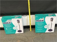2 Moxie Hand Sanitizer Dispensers W/ Stands