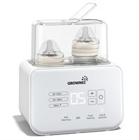 Grownsy 8-in-1 Baby Bottle Warmer with Timer and A