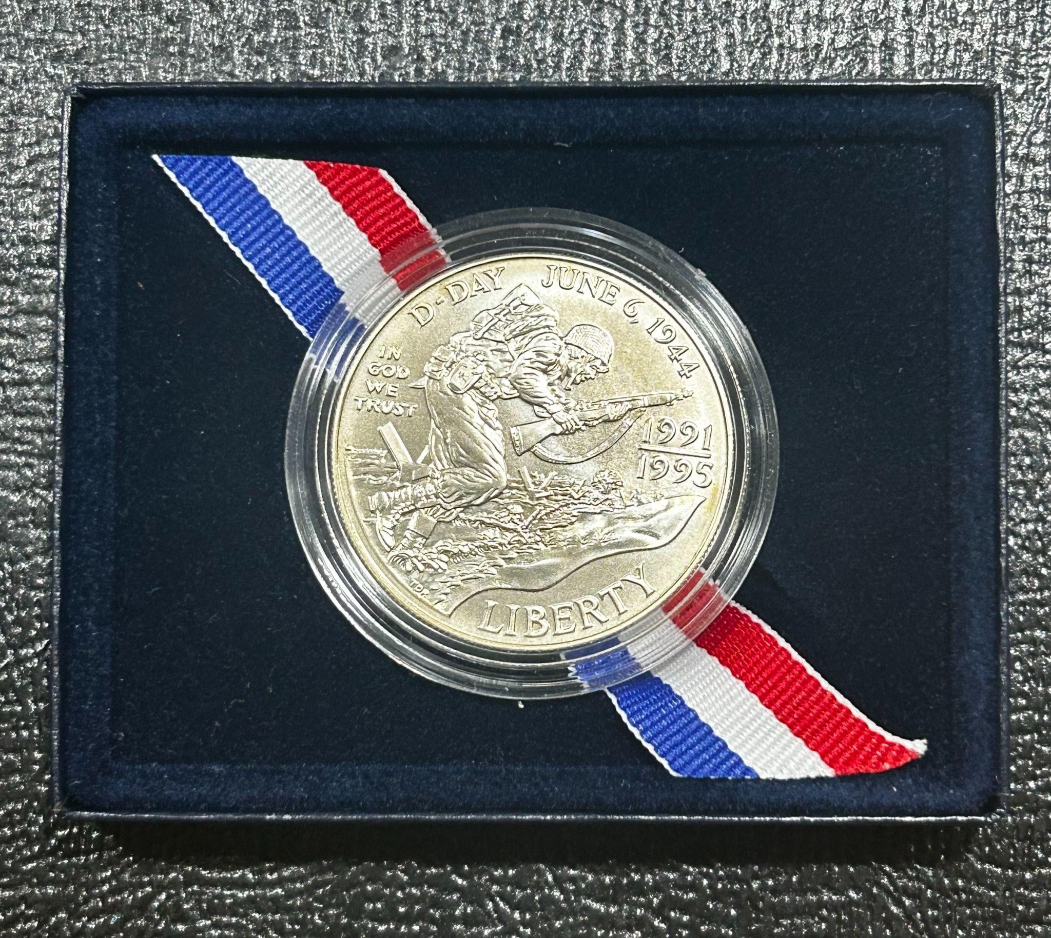 1993 US Silver 1oz. WW II Commemorative 50th