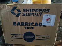 Case of barricade tape 3 inch by 500 ft