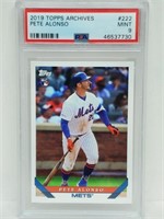 2019 Topps Archives Pete Alonso PSA 9 #222 RC