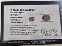 2.25cts Brown Zircon