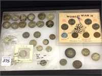 Collection of Pre-64 Coins Including