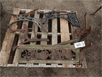 Parts for a patio bench