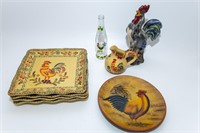 Collection of Rooster-Themed Decor