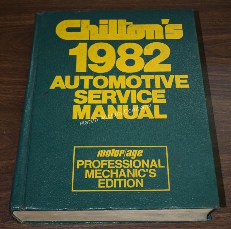 (O) Chilton's 1982 Automotive Service Manual