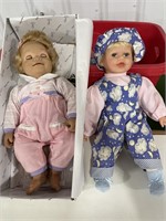 Larger boy & girl doll