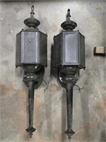 Black Gothic Style Outdoor Light Fixtures