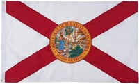 SYII Florida Boat Flag 12x18, USA Made, Nylon