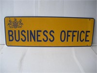 "Business Office" Aluminum Sign  48x16 inches