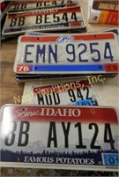 license plates