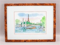 WC Paper Signed Jean Dufy Serge Sabarsky Gallery